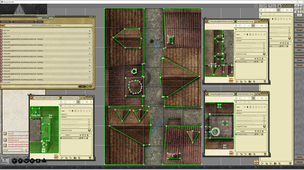скриншот Fantasy Grounds - Pathfinder RPG - GameMastery Map Pack: Rooftops 4