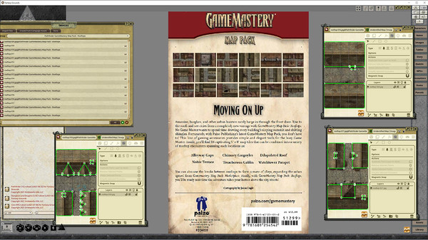 скриншот Fantasy Grounds - Pathfinder RPG - GameMastery Map Pack: Rooftops 3