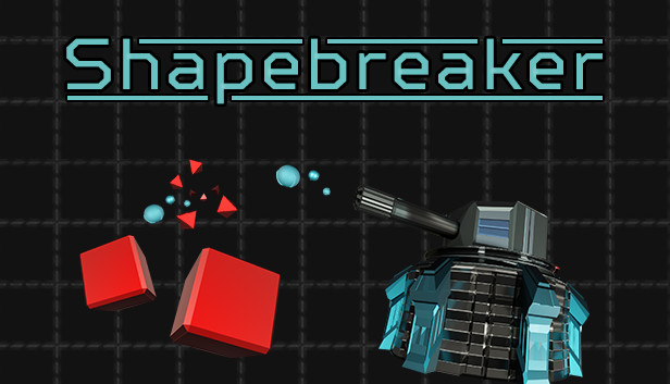 Imagen de la cápsula de "Shapebreaker - Tower Defense Deckbuilder" que utilizó RoboStreamer para las transmisiones en Steam