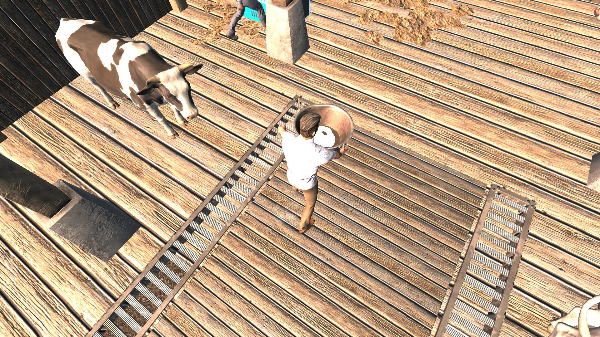 Directly Drink Milk from Cow　【直に牛乳を飲め】 #9