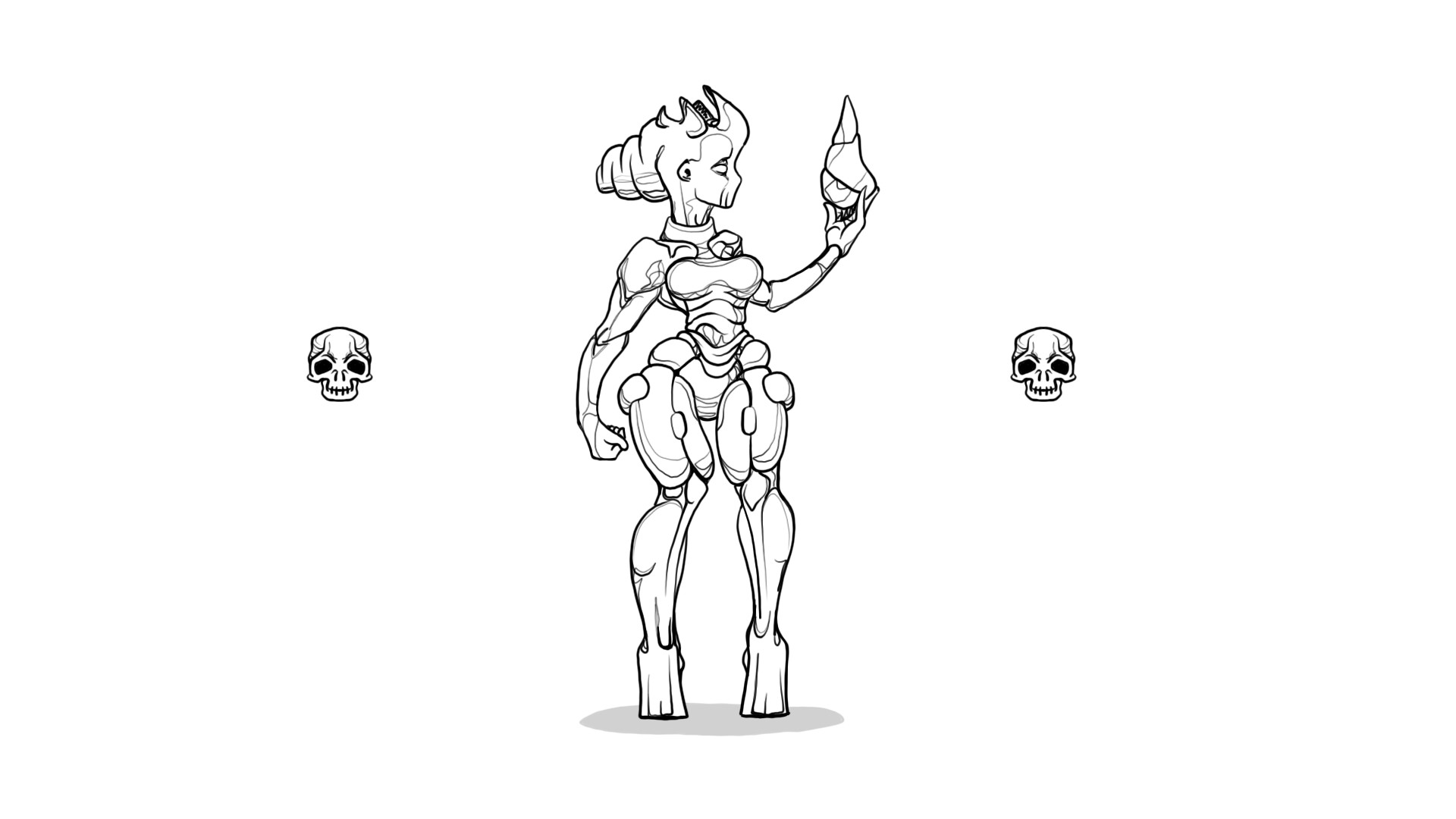 Shell Girls in Puzzle Skulls screenshot 1