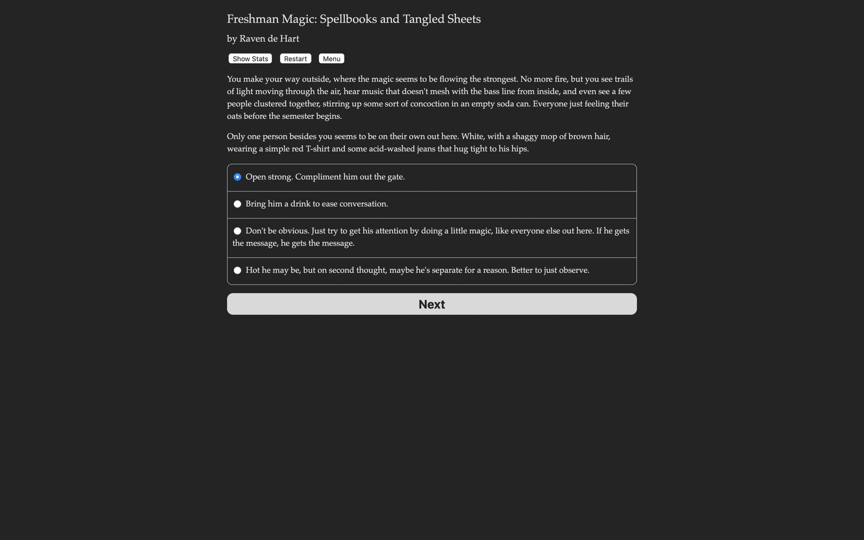 Freshman Magic: Spellbooks and Tangled Sheets #5