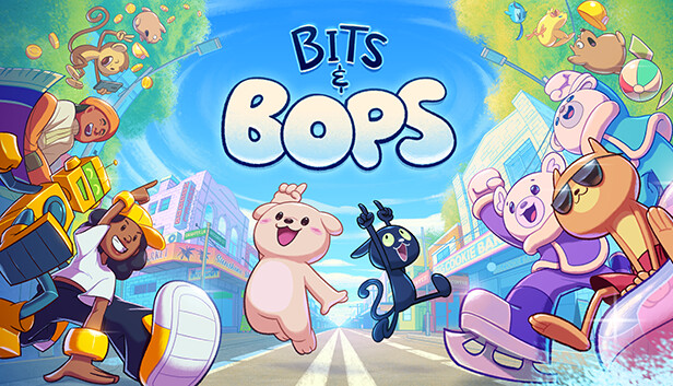 Imagen de la cápsula de "Bits & Bops" que utilizó RoboStreamer para las transmisiones en Steam