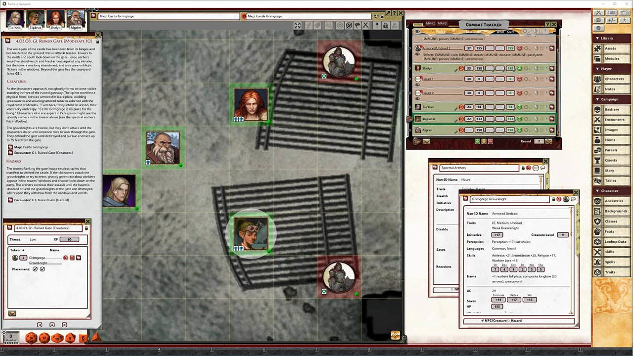 RPG de mesa online, Fantasy Grounds - Roll 20 e Firecast