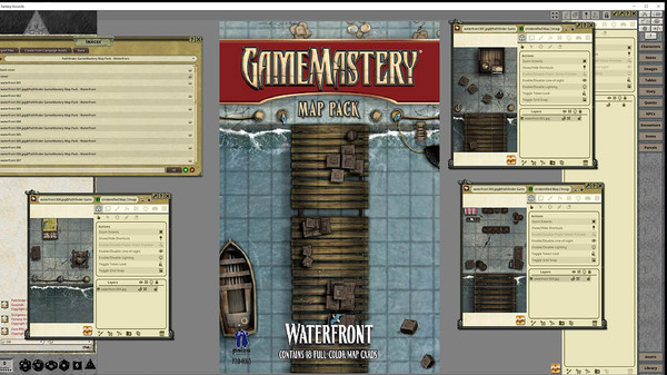 скриншот Fantasy Grounds - Pathfinder RPG - Gamemastery Map Pack Waterfront 4