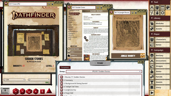 Fantasy Grounds - Pathfinder 2 RPG - Pathfinder Bounty # 17: Sodden Stories