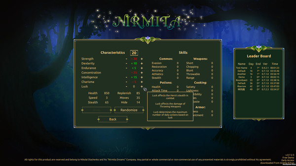 скриншот Nirmita: The Fantasy Survival RPG 0