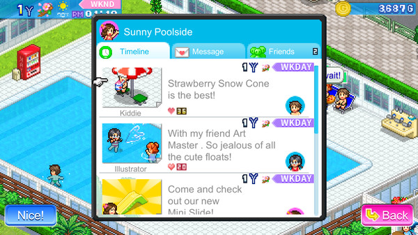 Pool Slide Story game for Linux 1