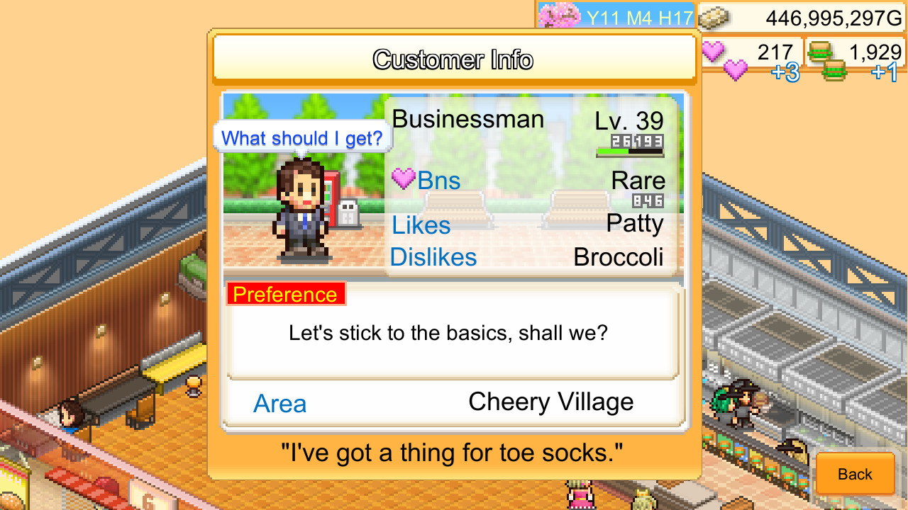 Burger Bistro Story #4