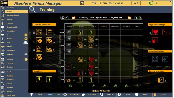 Скриншот из Absolute Tennis Manager Скриншот из Absolute Tennis Manager