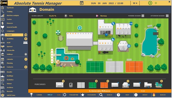Скриншот из Absolute Tennis Manager Скриншот из Absolute Tennis Manager