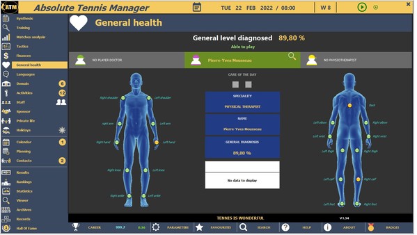 Скриншот из Absolute Tennis Manager Скриншот из Absolute Tennis Manager