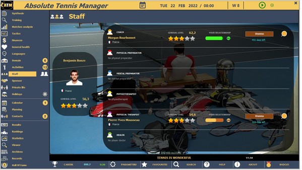 Скриншот из Absolute Tennis Manager Скриншот из Absolute Tennis Manager