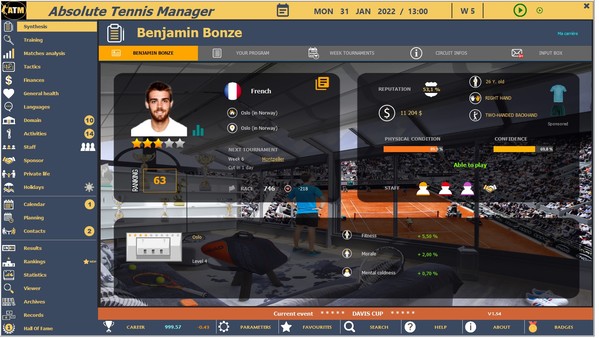 скриншот Absolute Tennis Manager 0