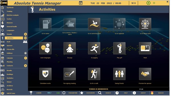 Скриншот из Absolute Tennis Manager Скриншот из Absolute Tennis Manager