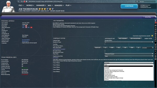 Скриншот из Franchise Hockey Manager 9