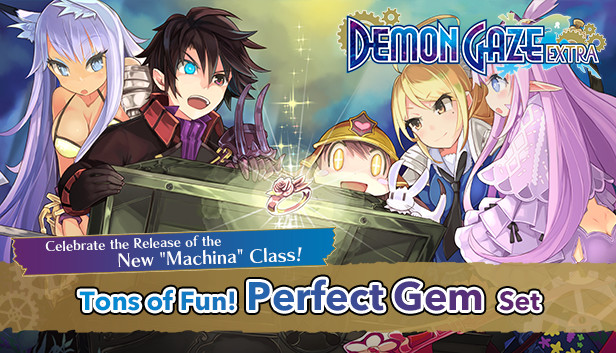 DEMON GAZE EXTRA - Healing Staff & Armor Gem Assortment no Steam