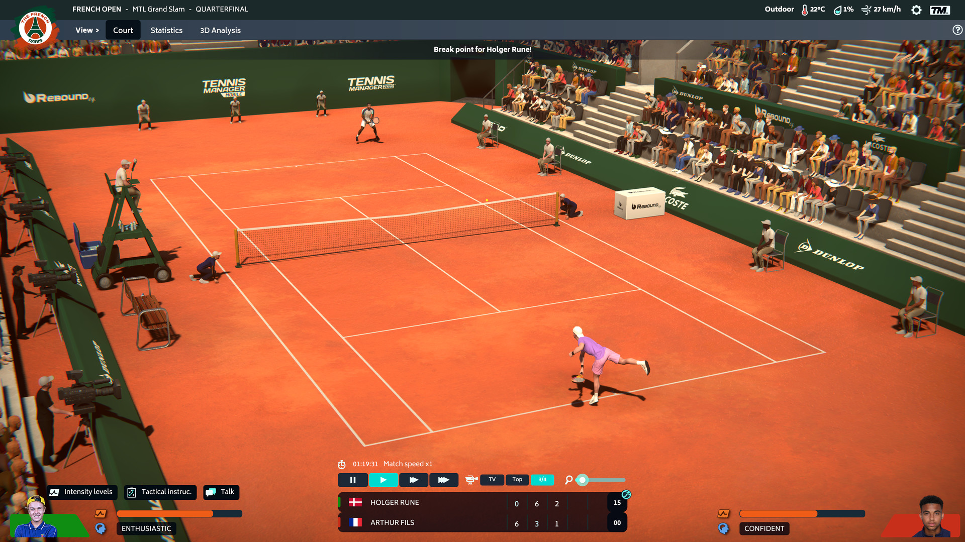 Tennis Manager 2022 - Play&Game