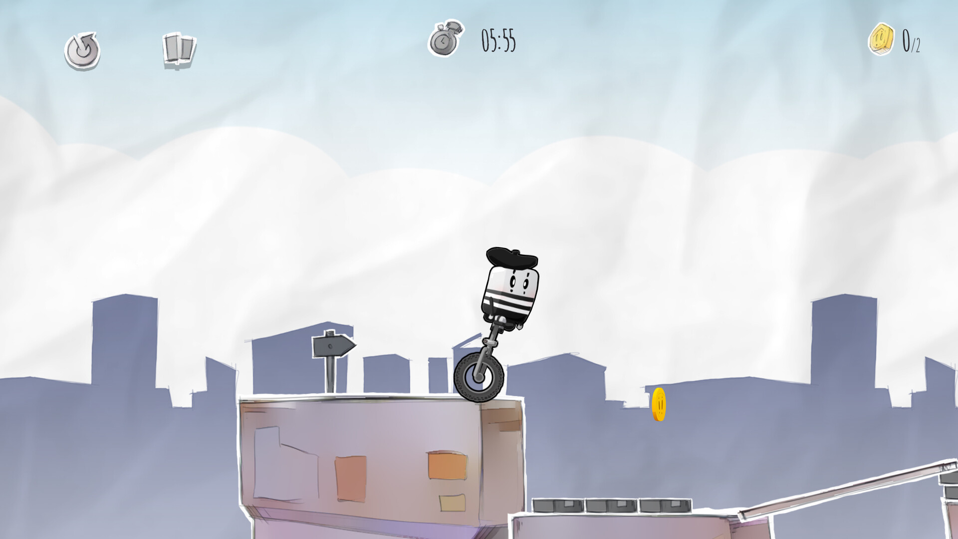 Unimime - Unicycle Madness screenshot 1