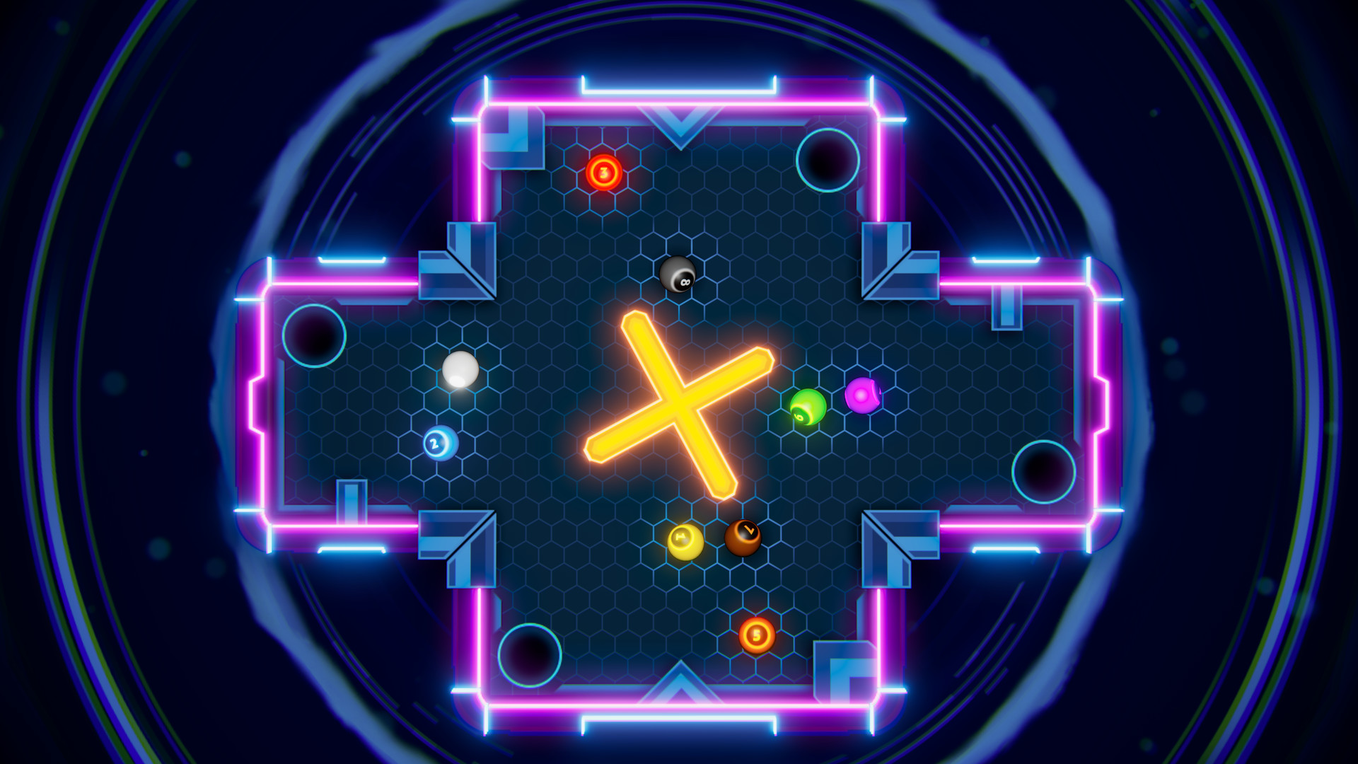 Cyber Pool screenshot 1