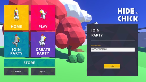 Hide & Chick game for Linux 1