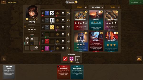 Screenshot of Roll Player