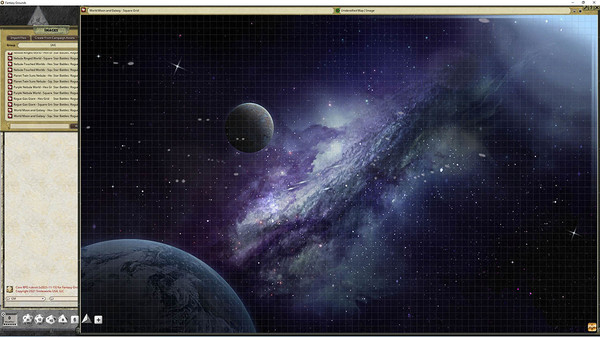 Fantasy Grounds - Star Battles: Rogue Worlds Space Map Pack