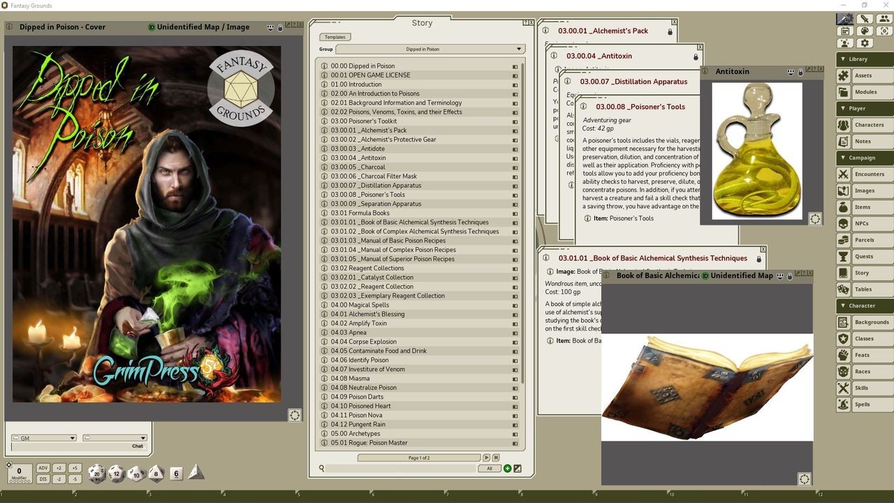 Fantasy Grounds - Dipped in Poison #2