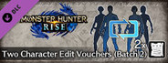Monster Hunter Rise - Two Character Edit Vouchers (Batch 2)