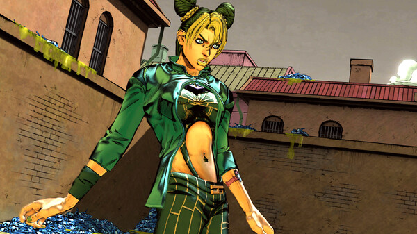 JoJo's Bizarre Adventure: All-Star Battle R Jolyne Cujoh Costume Green  Dolphin Street State Prison Jacket on Steam