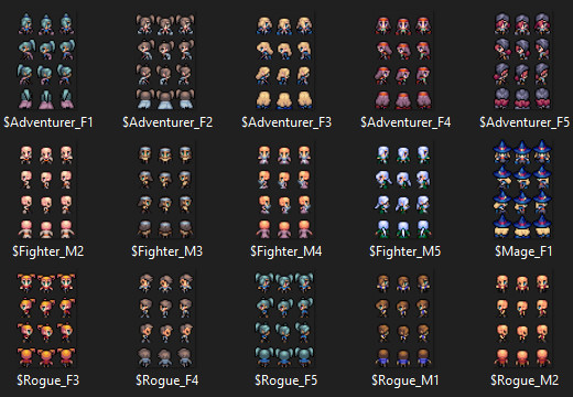 RPG Maker MZ - MT Tiny Tales Character Sprites NPC Advanced | Steambase