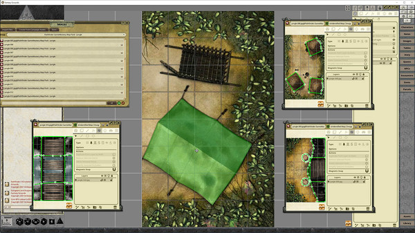 скриншот Fantasy Grounds - Pathfinder RPG - GameMastery Map Pack: Jungle 3