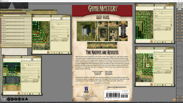 скриншот Fantasy Grounds - Pathfinder RPG - GameMastery Map Pack: Jungle 4