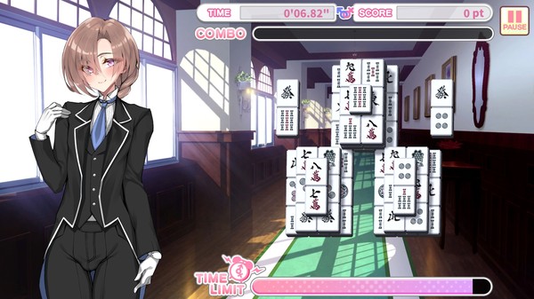 Скриншот из Otoko Cross: Pretty Boys Mahjong Solitaire