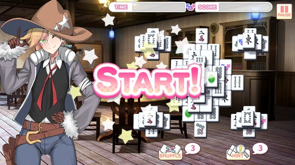 Скриншот из Otoko Cross: Pretty Boys Mahjong Solitaire