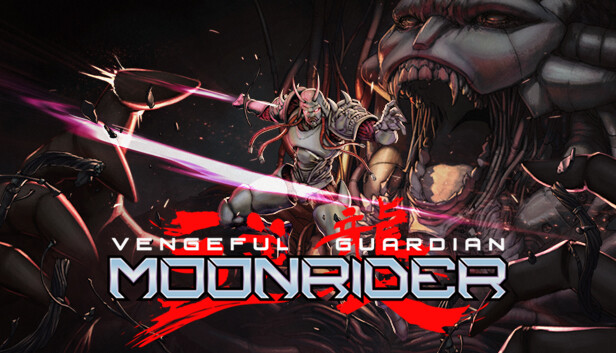 Capsule Grafik von "Vengeful Guardian: Moonrider", das RoboStreamer für seinen Steam Broadcasting genutzt hat.