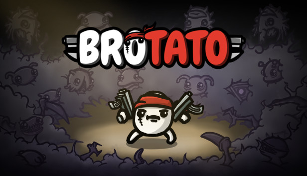 Imagen de la cápsula de "Brotato" que utilizó RoboStreamer para las transmisiones en Steam