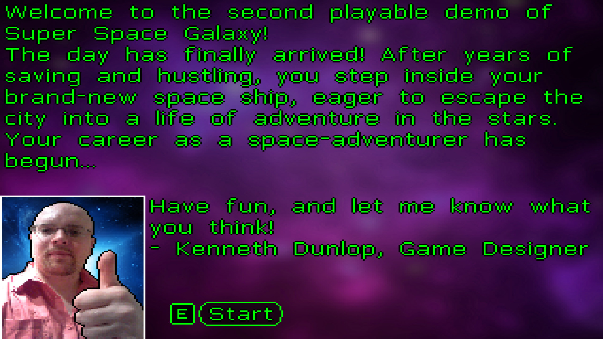 Super Space Galaxy Demo #0