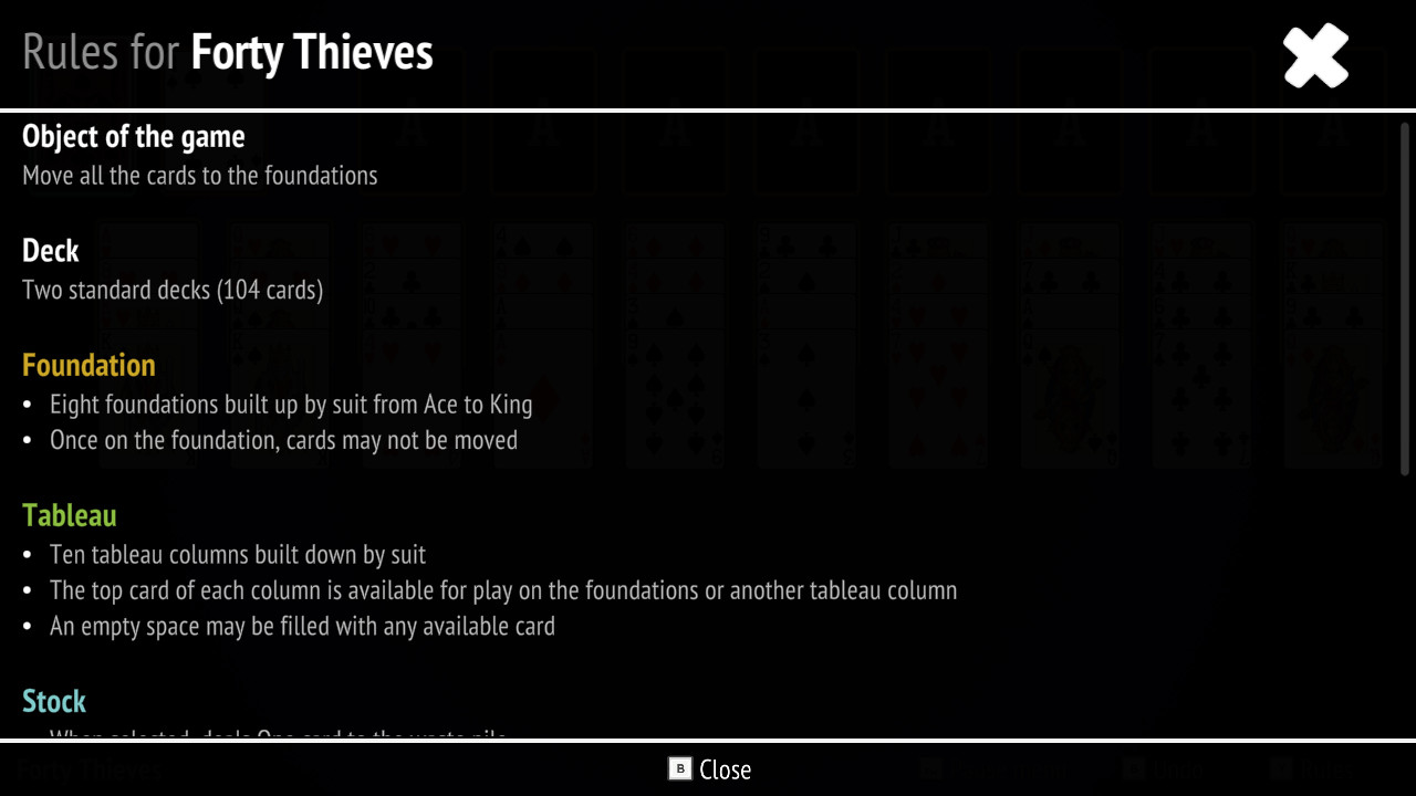 Forty Thieves Solitaire Collection #3