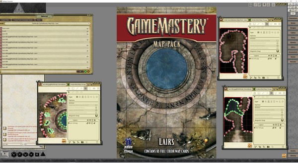 скриншот Fantasy Grounds - Pathfinder RPG - GameMastery Map Pack: Lairs 3