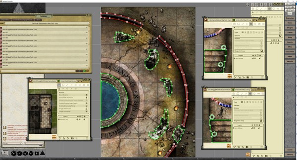скриншот Fantasy Grounds - Pathfinder RPG - GameMastery Map Pack: Lairs 5