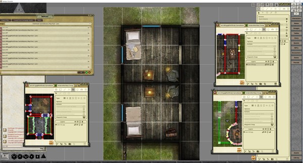 скриншот Fantasy Grounds - Pathfinder RPG - GameMastery Map Pack: Lairs 1