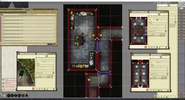 скриншот Fantasy Grounds - Pathfinder RPG - GameMastery Map Pack: Lairs 4