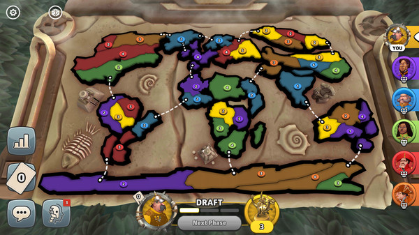 RISK: Global Domination -  Dawn of the Dinos Map Pack