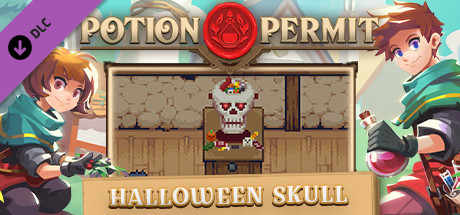 potion permit - halloween skull vertical card thumbnail