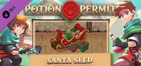 potion permit - santa sled vertical card thumbnail