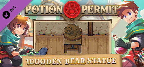 Potion Permit - Wooden Bear Statue