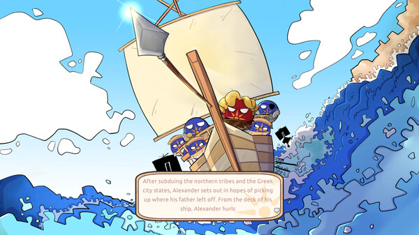 AlexanderBall: A Countryball Tale game for Linux 1