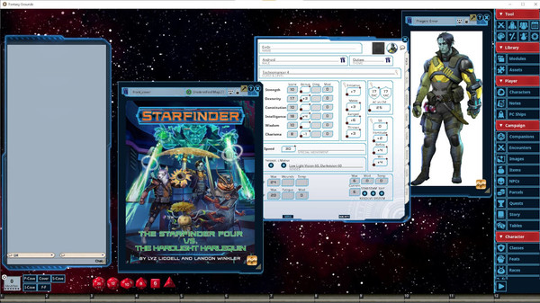 Fantasy Grounds - Starfinder RPG - The Starfinder Four vs. The Hardlight Harlequin