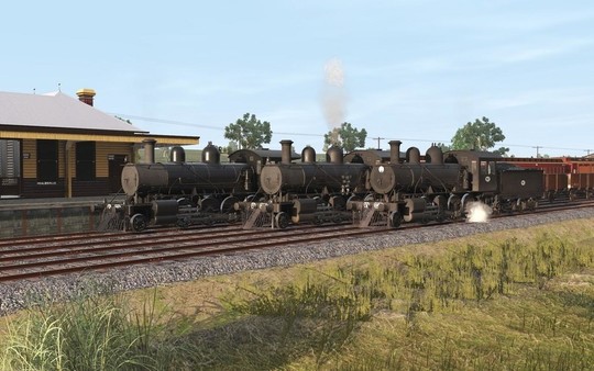 Trainz Plus DLC - Victorian Railways V class FL Black for steam